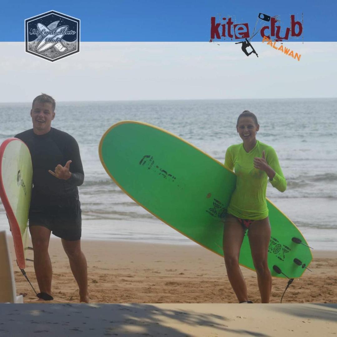 A Pousada Surf And Skate Duli El Nido By Kiteclub Palawan Exterior foto